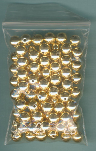 071008931 Wachsperlen 8mm gold metallic 30g in Packung