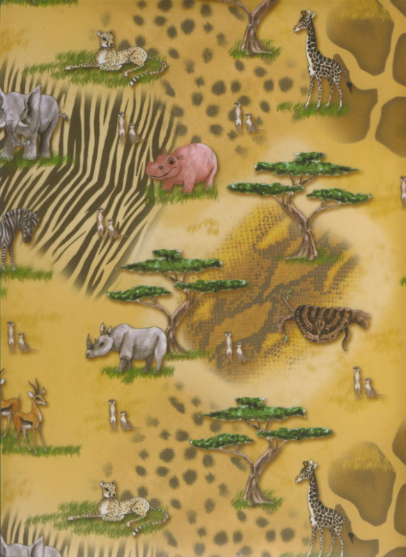 80404 Transparentpapier Safari 23x33cm