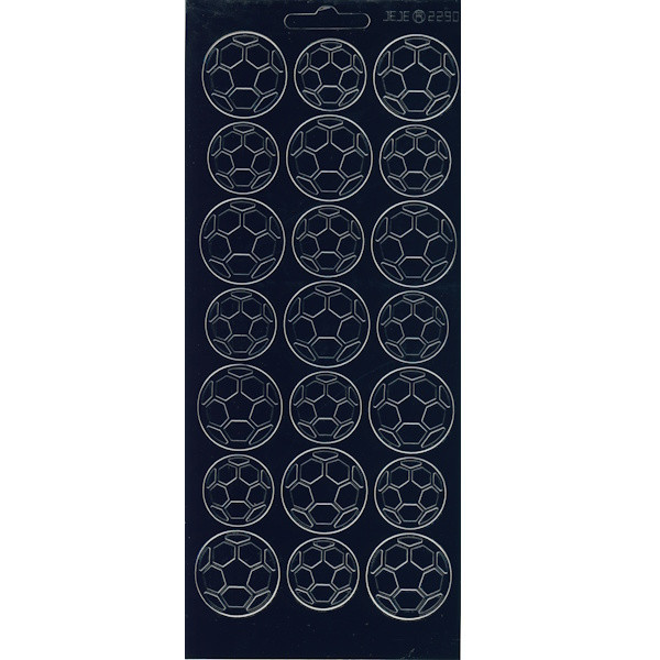 3460394 Sticker Fussball 4 schwarz