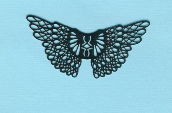 457884911 Metallzwischenteíl Flügel 55x25mm platinfarben