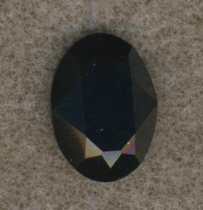 412018291 Swarovski Glasstein oval 18x13mm jet