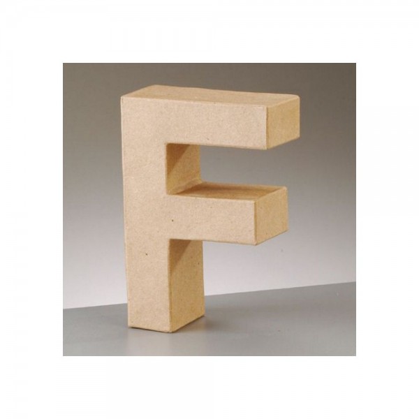 2630906 Papp Art Buchstabe F 17,5x11,9cm