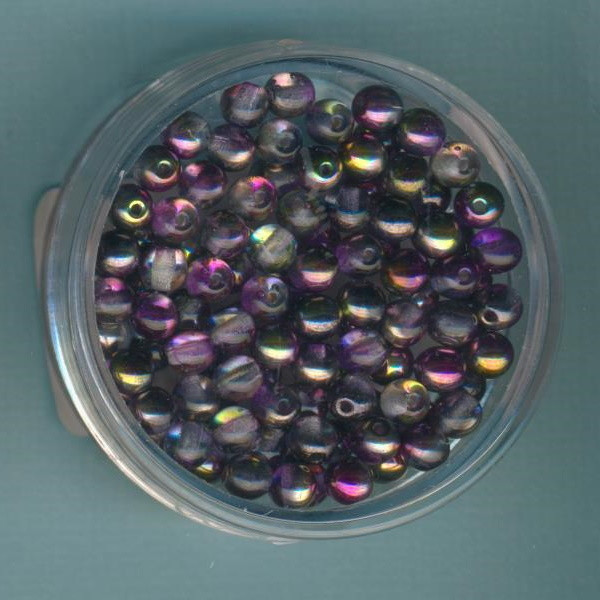 43095500 Glasperlen 4mm Crystal Magic Purple 100 Stück