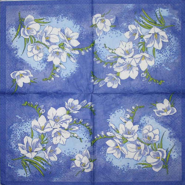 Servietten mit Blumenmotiven | Bastelshop Farbklecks