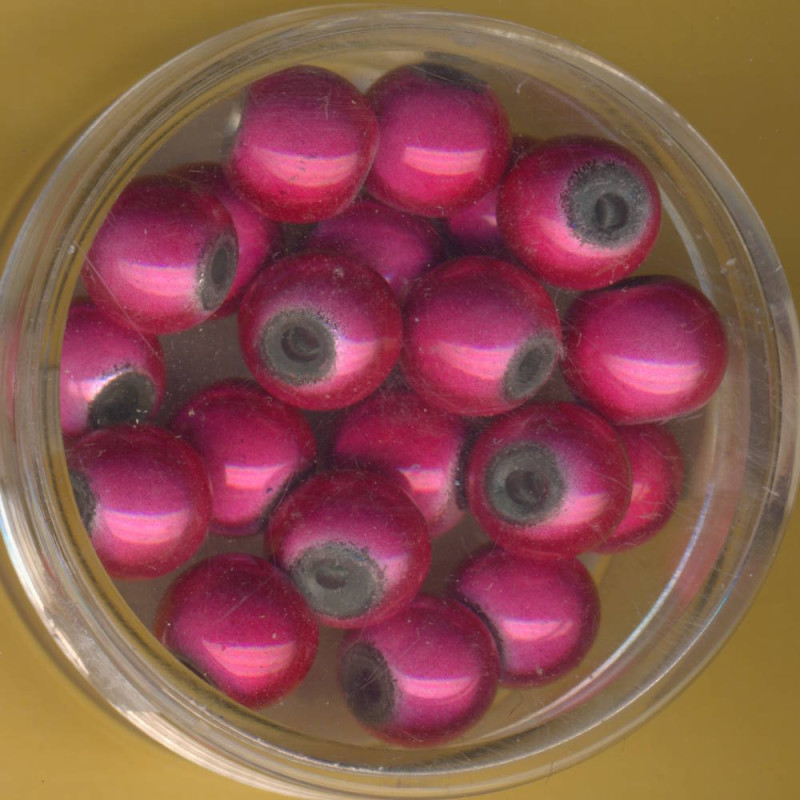 0733-08984 Miracle-Beads 8mm altrosa 20 Stück