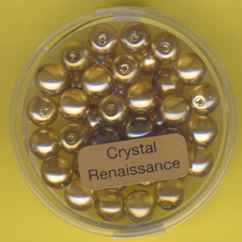 0780-06794 Crystal Renaissance Perlen 6mm braun 40 Stück