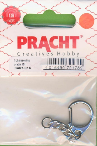 0467-916 Schlüsselring 23mm platin