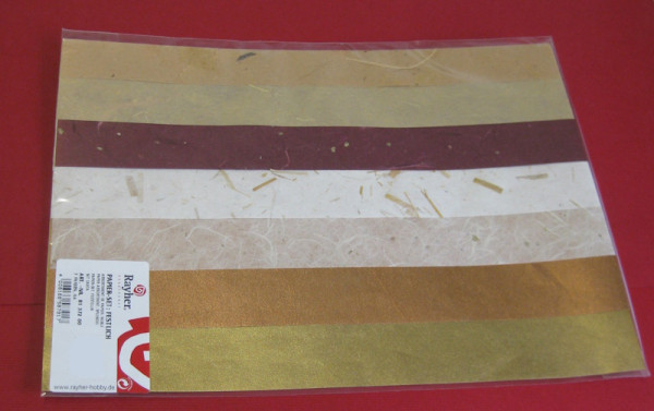 8137200 Rayher Papier-Set A4 Festlich 7 Stück