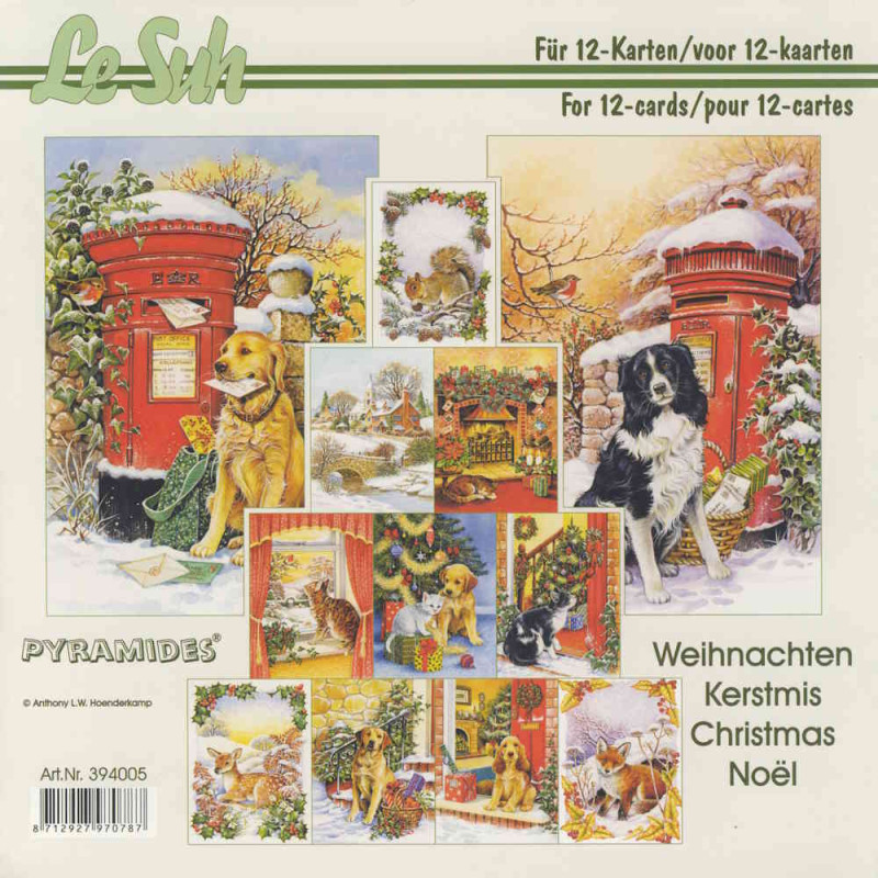 394005 3D Motivbuch Pyramiden Weihnachten Tiere