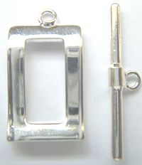 626a Knebelverschluss 11x20mm silber