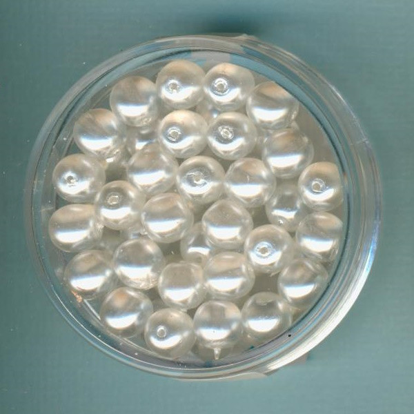 06069012 Crystal Renaissance Perlen 6mm weiß 50 Stück