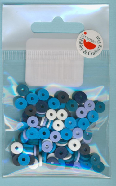 124282805 Katsuki Perlen 6mm blau mix ca. 100 St.