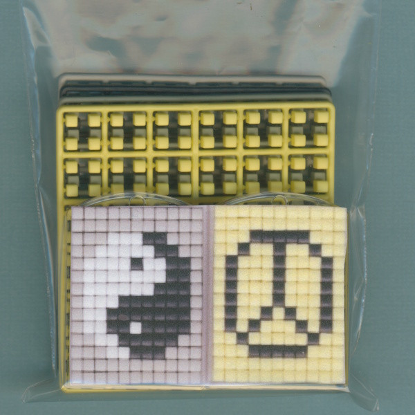 77705 Pixelhobby Medaillon Set Ying Yang