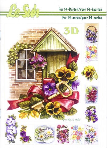 3D Motivbuch Blumen IV A5