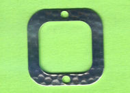 597220911 Metallzwischenteil Quadrat platin 33mm