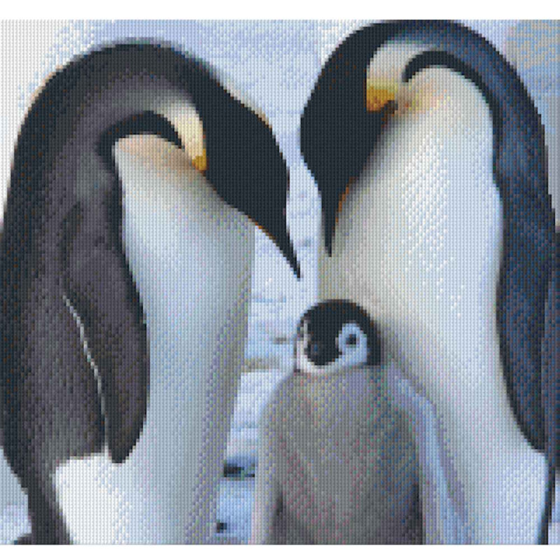 812009 Pixelhobby Klassik Set Pinguinfamilie