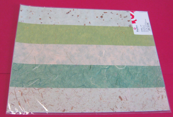 8136700 Rayher Papier-Set Naturpapier A3 grüntöne