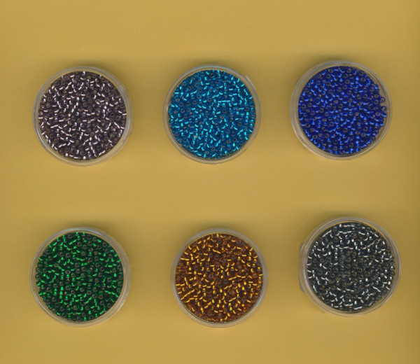 Preciosa Rocailles Perlen 2,5mm Silbereinzug