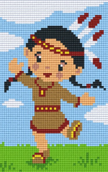 802044 Pixelhobby Klassik Set Indianerin