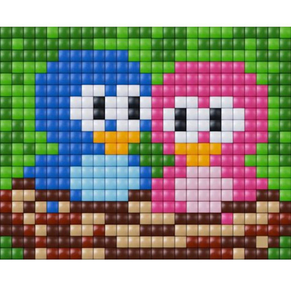 40007 Pixelhobby Bastelset XL Vögel