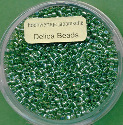 9663754_Delica-Beads-2mm-oliv-Silbereinzug-9g