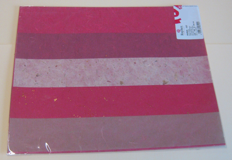 8136000 Rayher Papier-Set Naturpapier A3 rottöne