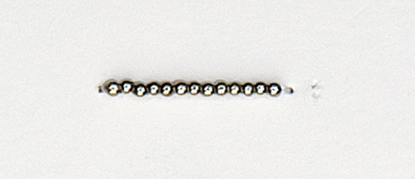 457638914 Metallperle platin 1,5mm 55 Stück