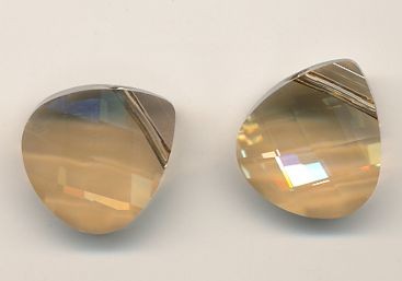 Swarovski Flat Briolet golden shadow