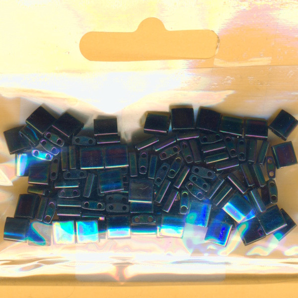 19116 Miyuki Tila Perlen 5x5mm metallic irisierend 10g