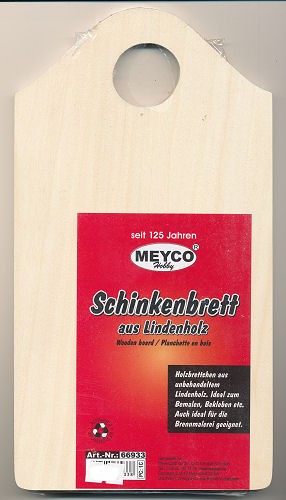 Lindenholz Schinkenbrett 21x15cm