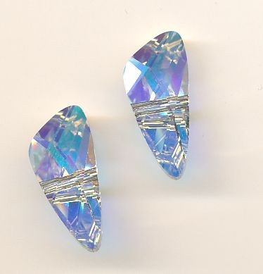 2210716 Swarovski Accessoires Wing Bead 7,5x18mm kristall AB 2 Stück