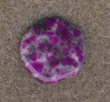 Glas-Marmor Scheibe 19mm violett