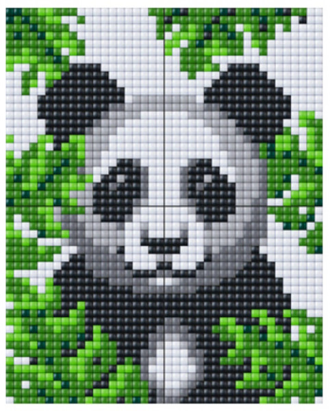 px4204008 Pixelhobby XL 4 Basisplatten Set Pandabär
