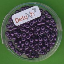 Infinity Beads 3x6mm dunkellila