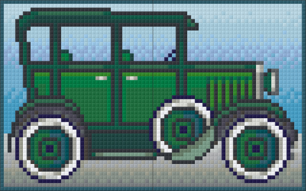 802001 Pixelhobby Klassik Set Oldtimer grün