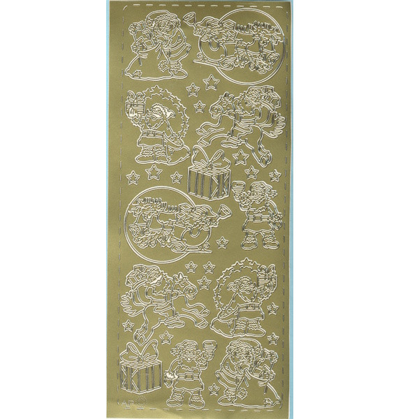 pu181g Sticker Weihnachtsstimmung 7 gold