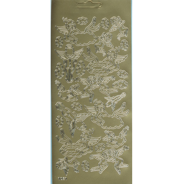 cl1061g Sticker Engel gold