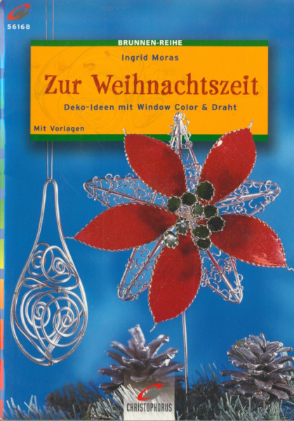 56168 Buch Zur Weihnachtszeit mit Window Color und Draht