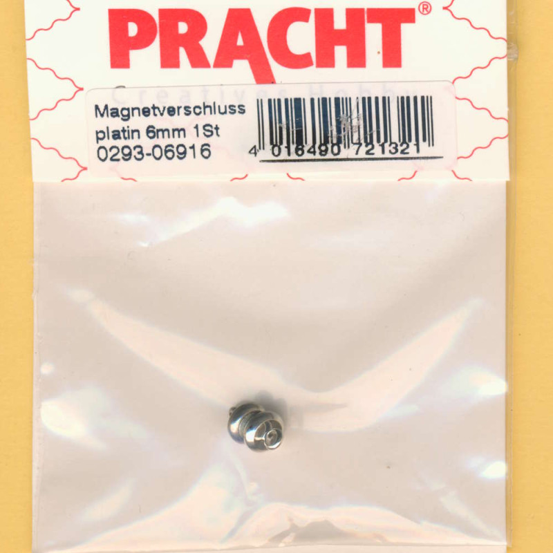 0293-06916 Magnetverschluss 6mm platin