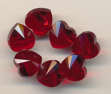 Swarovski Herz rot