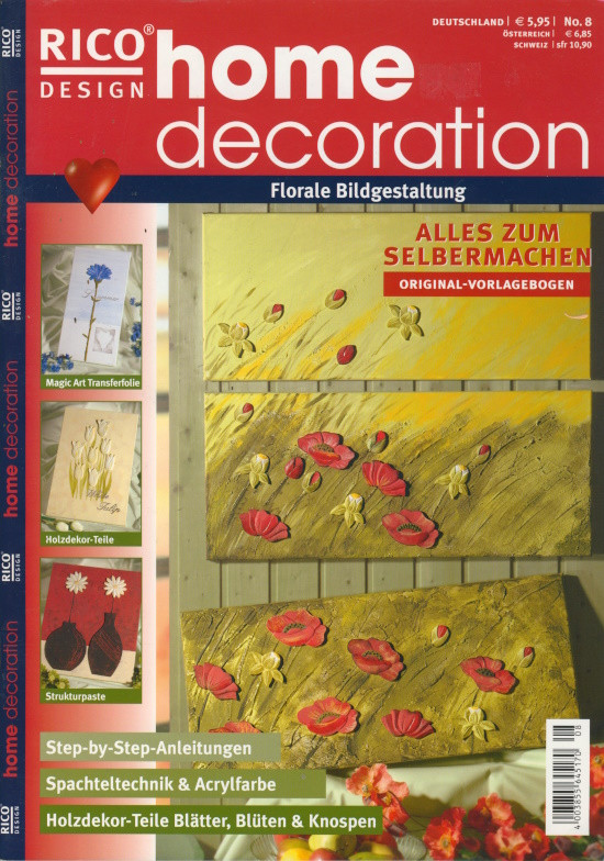 232080001 Rico Design home decoration Florale Bildgestaltung