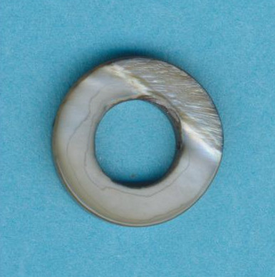 10503033 Perlmutt flach rund 20mm montan