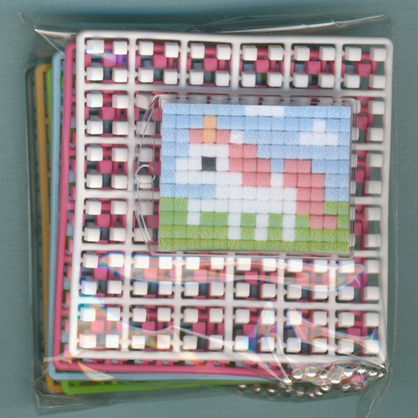 77744 Pixelhobby Medaillon Set Einhorn 2