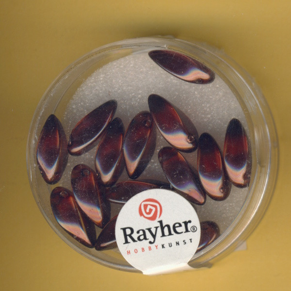 14462532 Crystal Renaissance Perlen Tropfen 6x12mm nougat