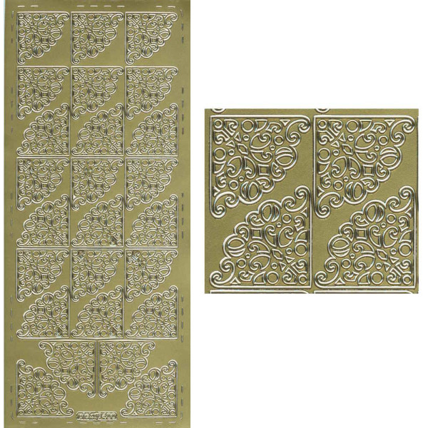 pu400g Sticker Ecken 18 gold