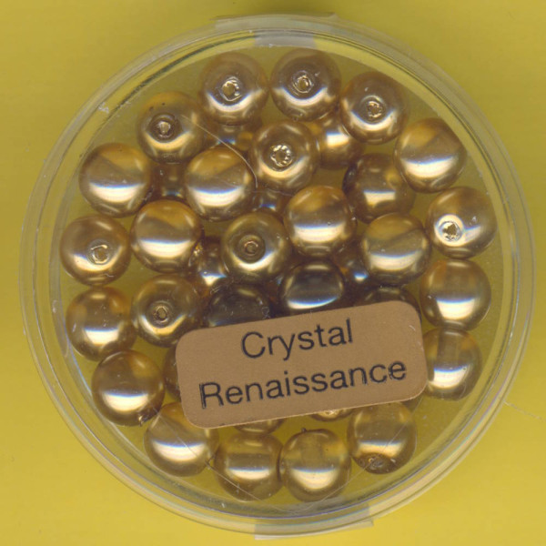 0780-06794 Crystal Renaissance Perlen 6mm braun 40 Stück