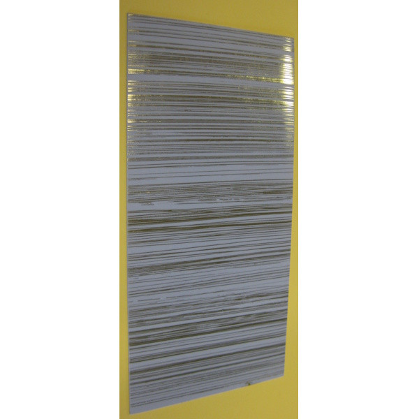 7009091 Kerzen Wachsplatte gestreift gold-hellblau 200x100mm