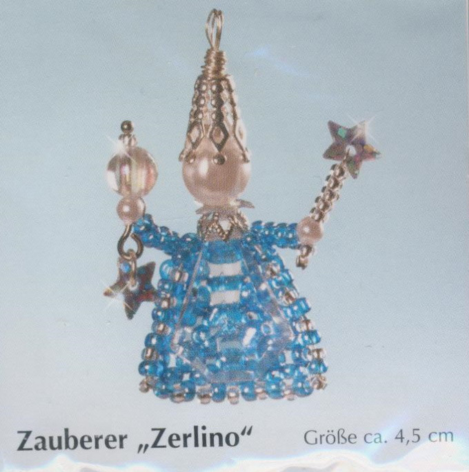 018318 Perlen Bastelset Zauberer Zerlino 4,5cm