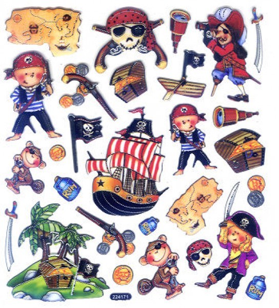 Design Sticker Piraten