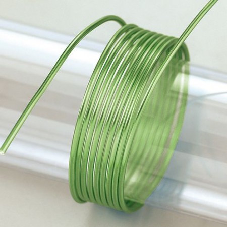 2226061 Aludraht 2mm hellgrün 5m